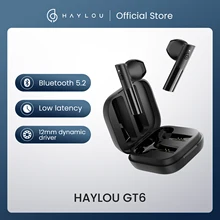 HAYLOU GT6 Automatic Pairing Bluetooth 5.2 Earphones ,Mono and AAC Stero Sound Wireless Low Latency Headphones