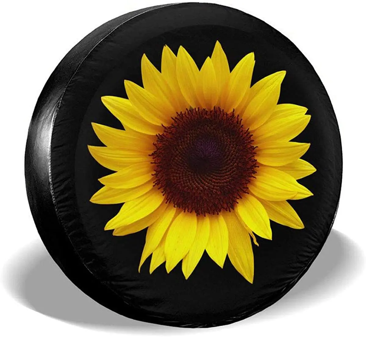 

Uktly Sunflower Spare Tire Cover for RV Wrangler Trailer 14 15 16 17 Inch Wheel Tire Covers Weatherproof Dust-Proof and Cor