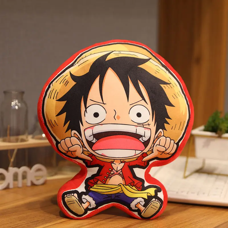 

Bandai One Piece Pillow Luffy Zoro Qiao Ba Reward Order Doll Sofa Car Pillow Cartoon Pillow