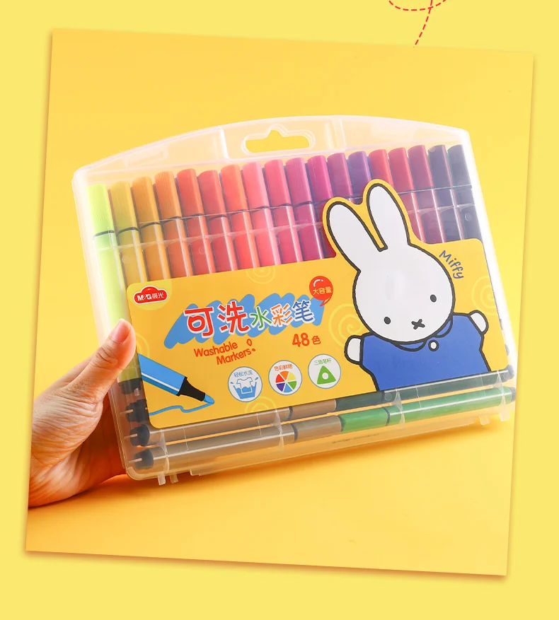 

M & G моющиеся детские акварельные маркеры Miffy с твердым наконечником