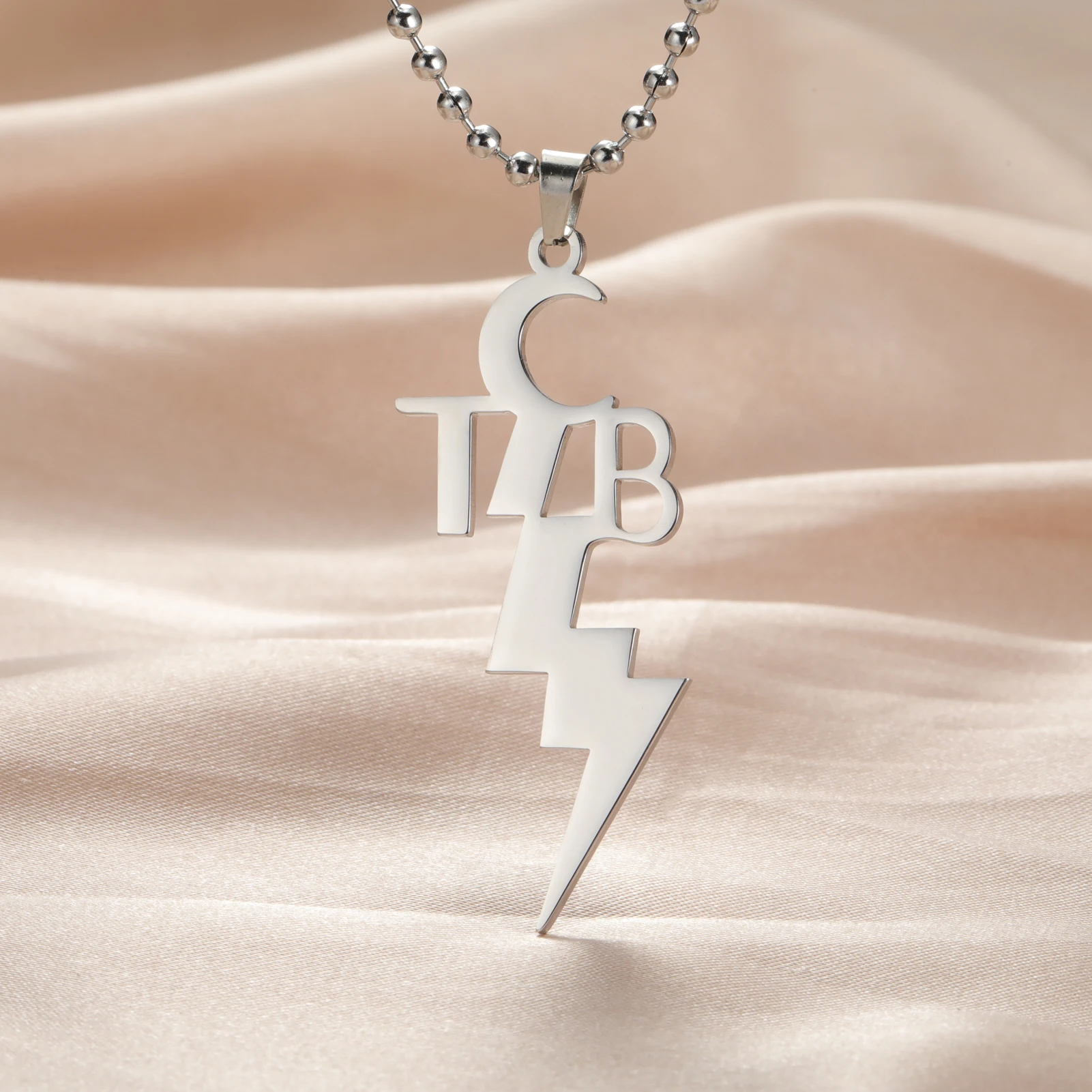 Jeshayuan ожерелье с горячей молнией TCB крутое для ухода за бизнесом шариковые