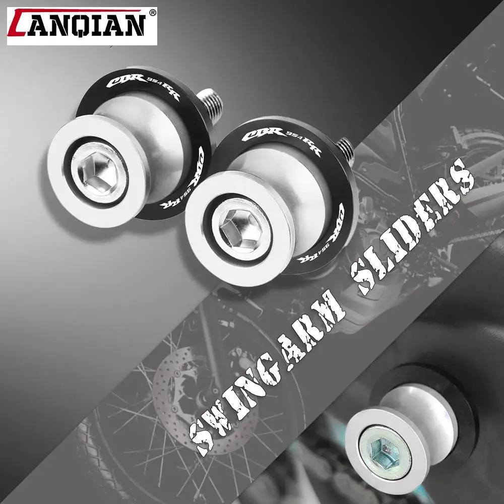 

Motorcycle Accessories CNC Aluminum Swingarm Spools Slider Stand Screw For Honda CBR954RR CBR 954RR CBR 954 RR 954RR 2002-2003