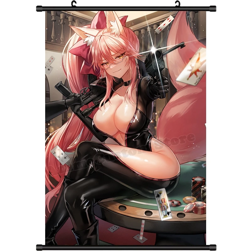 Аниме Fate/Grand Order FGO Koyanskaya tammo Vitch сексуальная девушка HD Стена Свиток стандартный