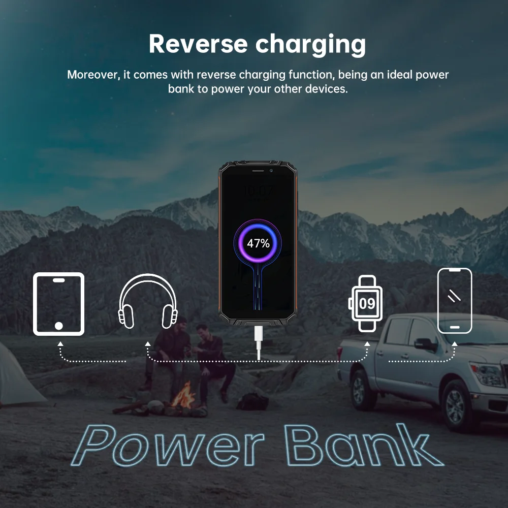 Oukitel WP18 12500mAh Android 11 Rugged Smartphone 5.93