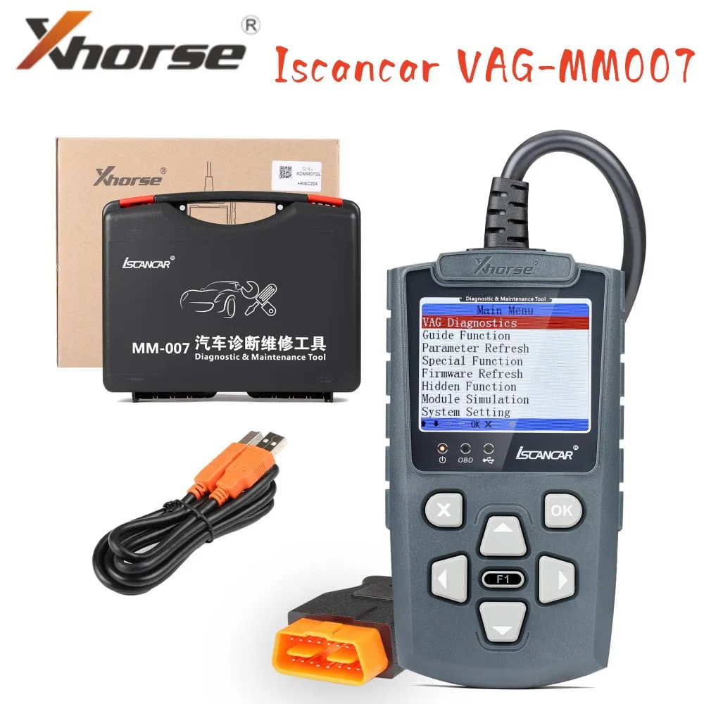 Инструмент диагностики и обслуживания автомобиля Xhorse версии поддерживает
