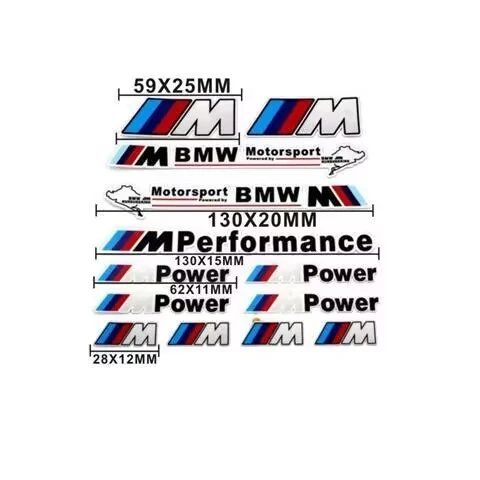 Наклейки-эмблемы для автомобилей BMW M 50TH Power Performance E28 E30 E34 E36 E46 E60 E90 F84 F87 X1 X3 X5 X6 (art.: 3920daa5ce62e) - 3920daa5ce62e