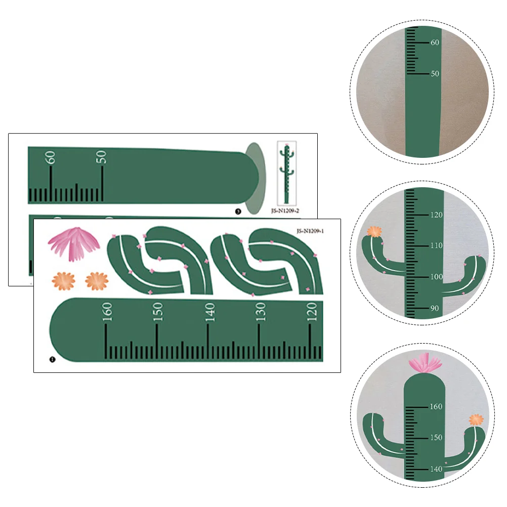

Height Chart Wall Kids Growthsticker Measuring Ruler Stickers Decor Room Decalcartoon Self Adhesive Play Shaped Children
