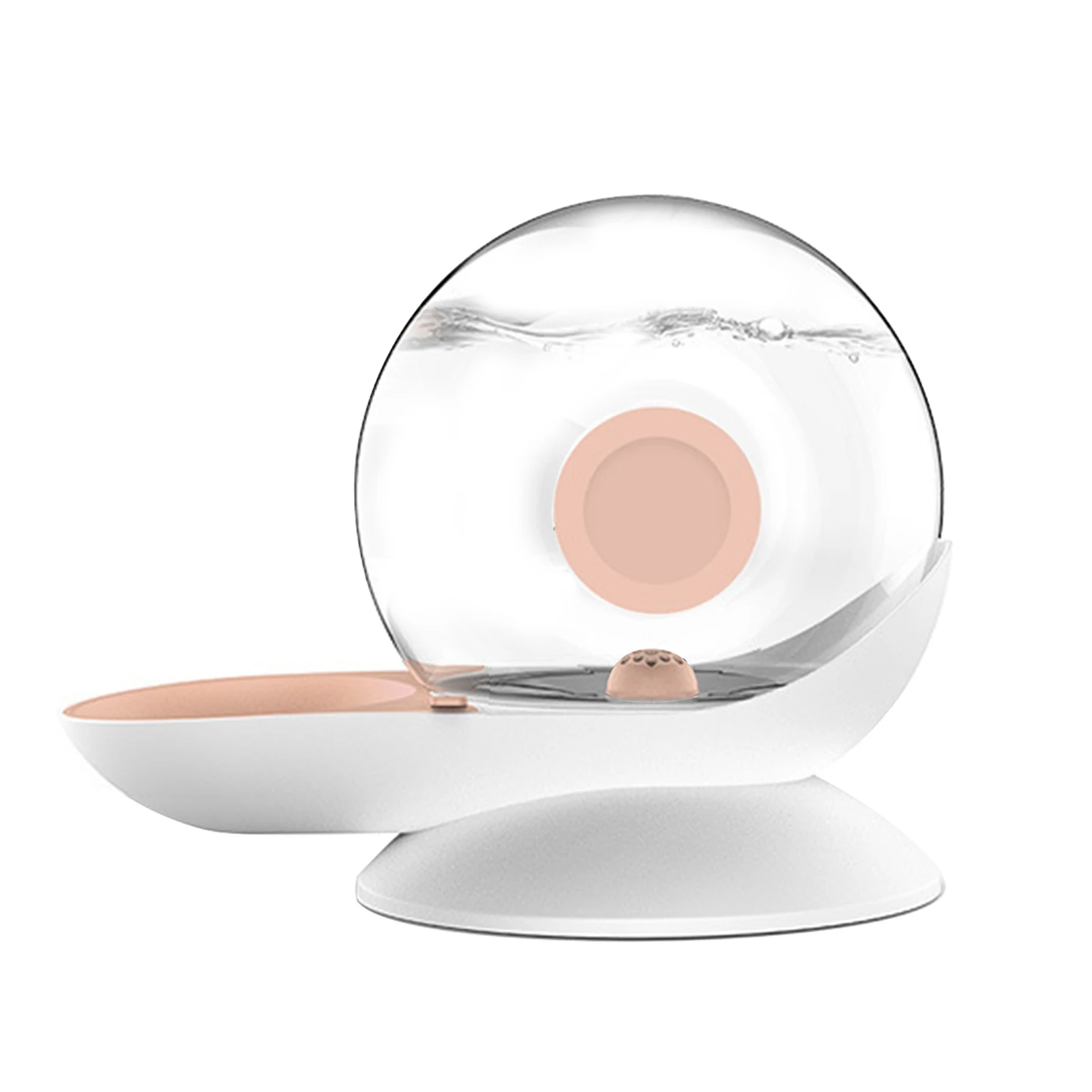 

2.8L Gift Leakproof Dog Cat Pet Automatic Water Dispenser Snail Bubble Detachable Transparent Easy Clean Large Capacity Plastic