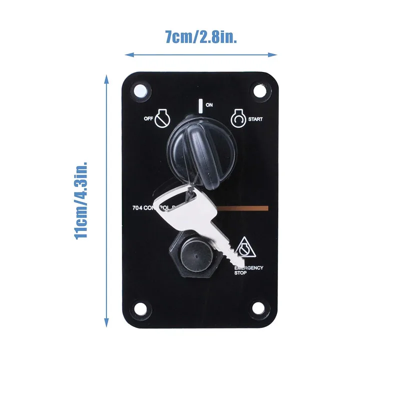 Панель переключателя с одним двигателем совместимая подвесным зажиганием 12В