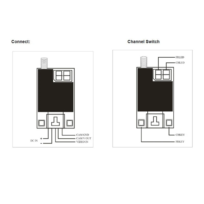 TS832 FPV беспроводной передатчик 5 8G 600 МВт с антенной AV-передатчик для мультикоптера