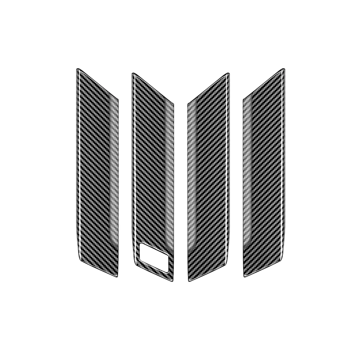 

Carbon Fiber Pattern Car Door Inner Handle Panel Decoration Frame Cover for Toyota Tundra 2022-2023 High Version