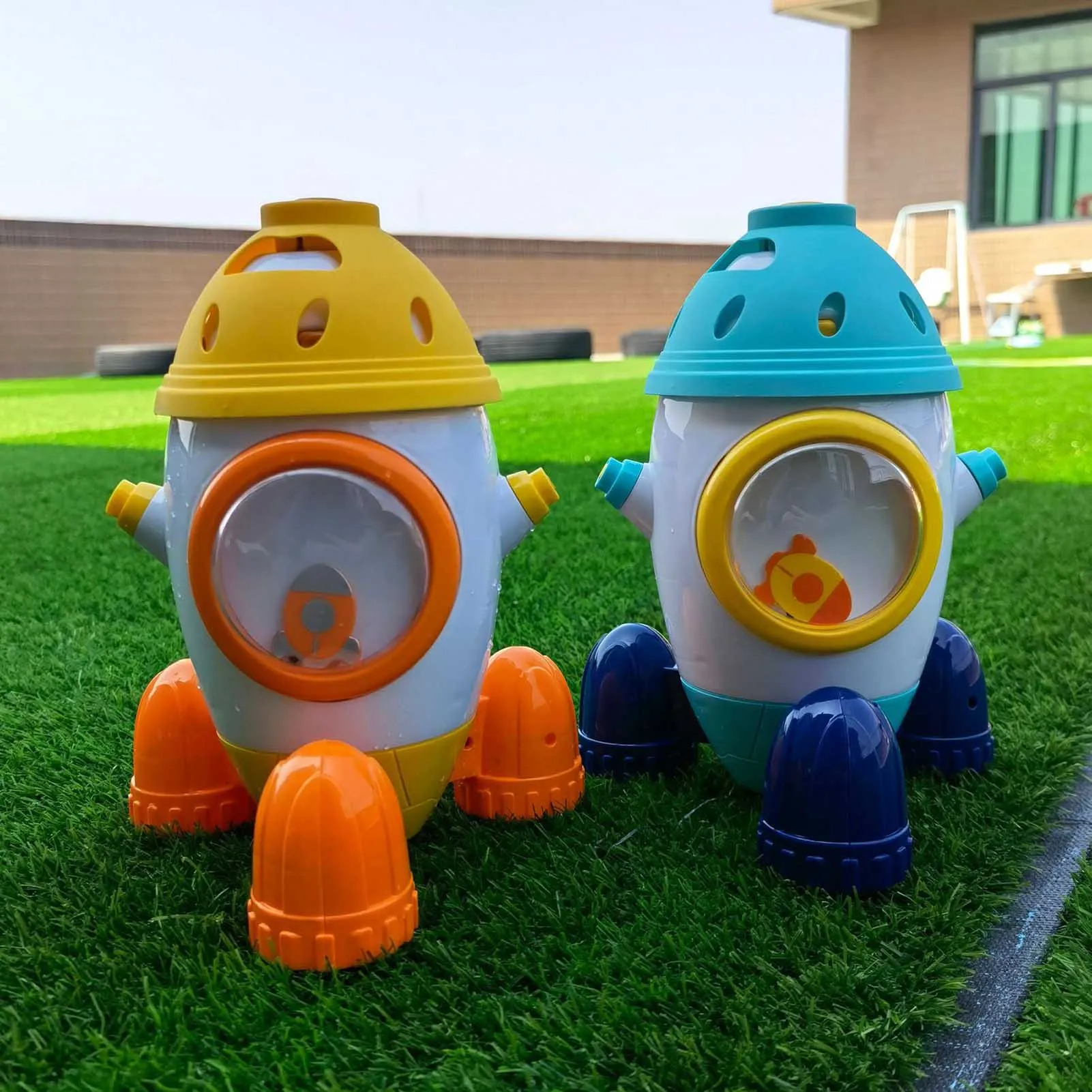 

Rocket Sprinkler For Kids Splash Toys For Yard For Toddlers Backyard Water Toys For Kids Fun Summer Outdoor Water Toys For Boys