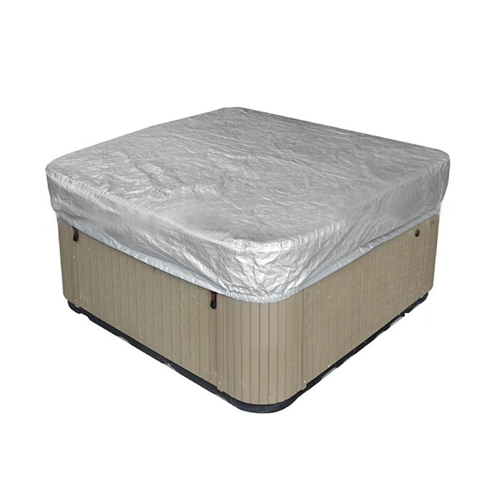 

Outdoor Swimming Pool Cover Spa Bathtub Dust Cover Garden Courtyard Anti-Deciduous Uv Bathtub Cover Waterproof Oxford Cloth