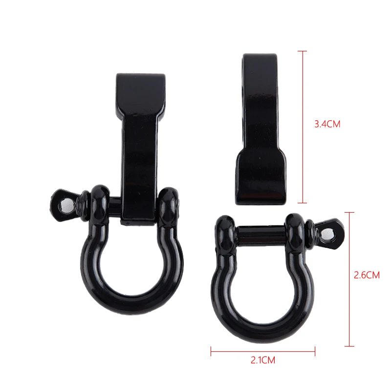 

2pcs High quality Alloy Adjustable O Shape Anchor Shackle Outdoor Survival Rope Paracord Bracelet Buckle For Outdoor Sport