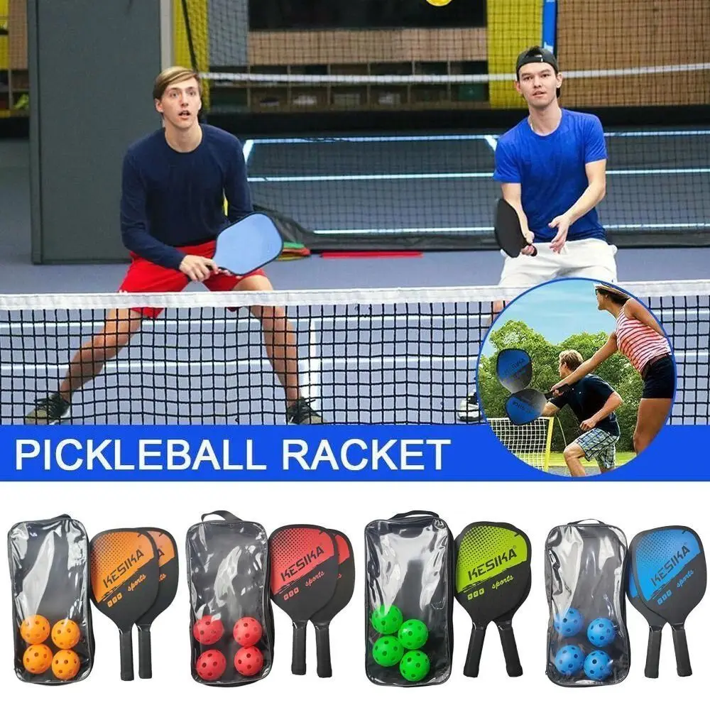 

Pickle Paddles Rackets Set Pickleball Balls with Carrying Bag For Men Women Racquet Rackets 4 Pickleballs Balls Racquet Bag