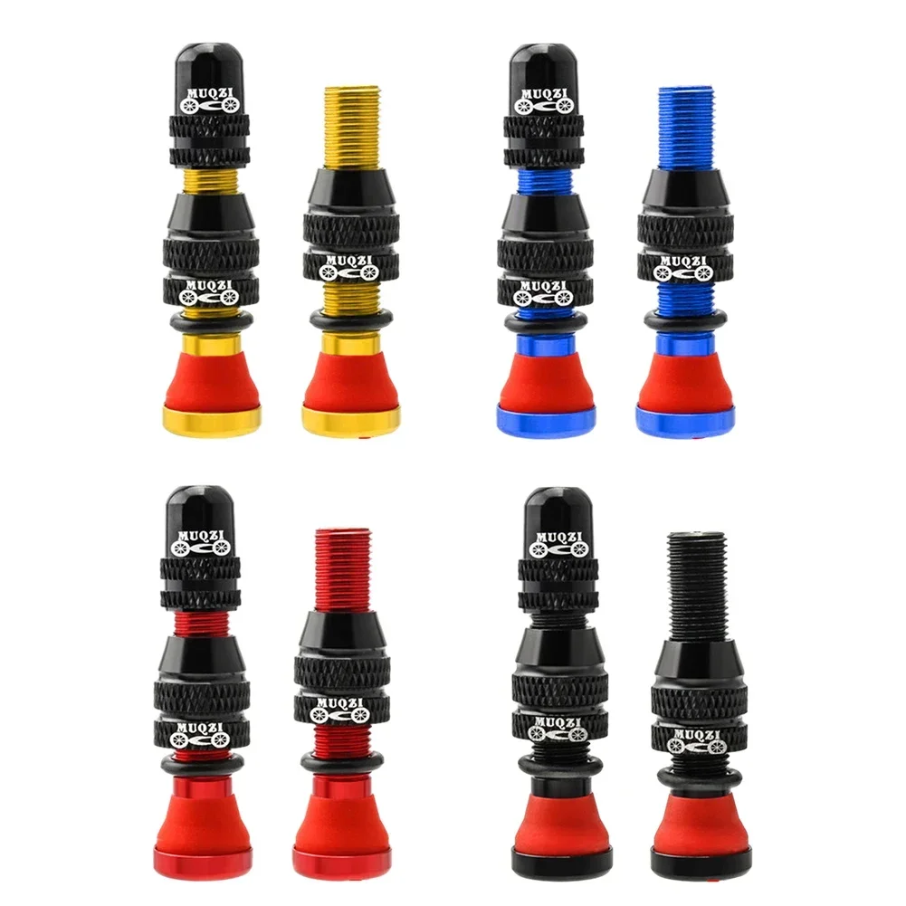 Бескамерный клапан для велосипеда 2 шт. 40 мм трубка обода колеса клапаны AV-Schrader