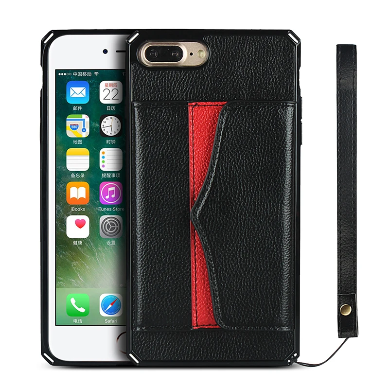 

With Card Slot Mirror Back Phone Case For iPhone 11 12 Pro Max 12 Mini Shockproof Cover For iPhone X Xs Max Xr 7 8 6s Plus Cases