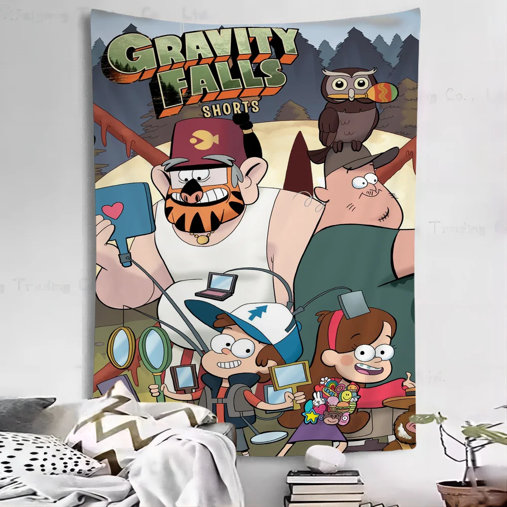 Классические G-Gravity F-Falls фильм винтажные хиппи настенные гобелены богемные