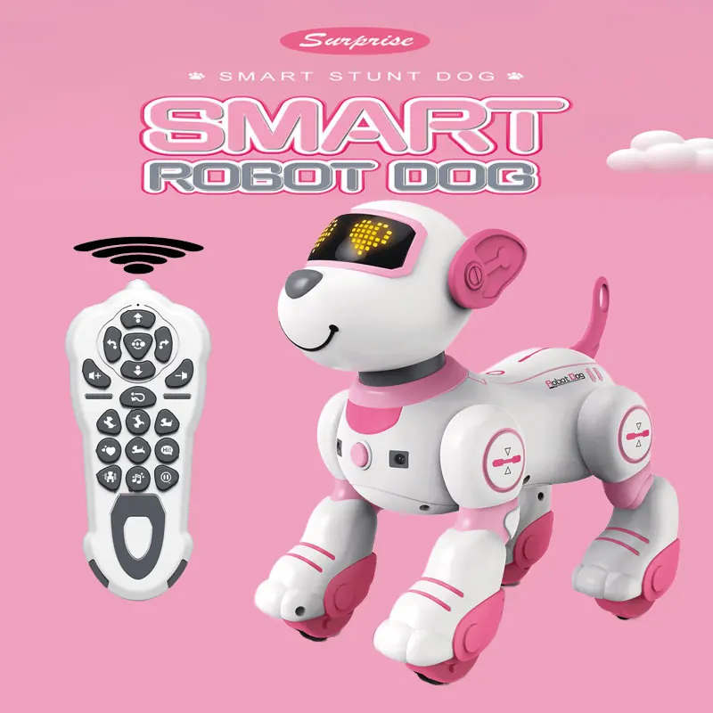 

Children's Toy Robot Dog Remote Control Pet Dog Toy Intelligent Touch Remote Control Stunt Walking Dancing Electric Pet Dog