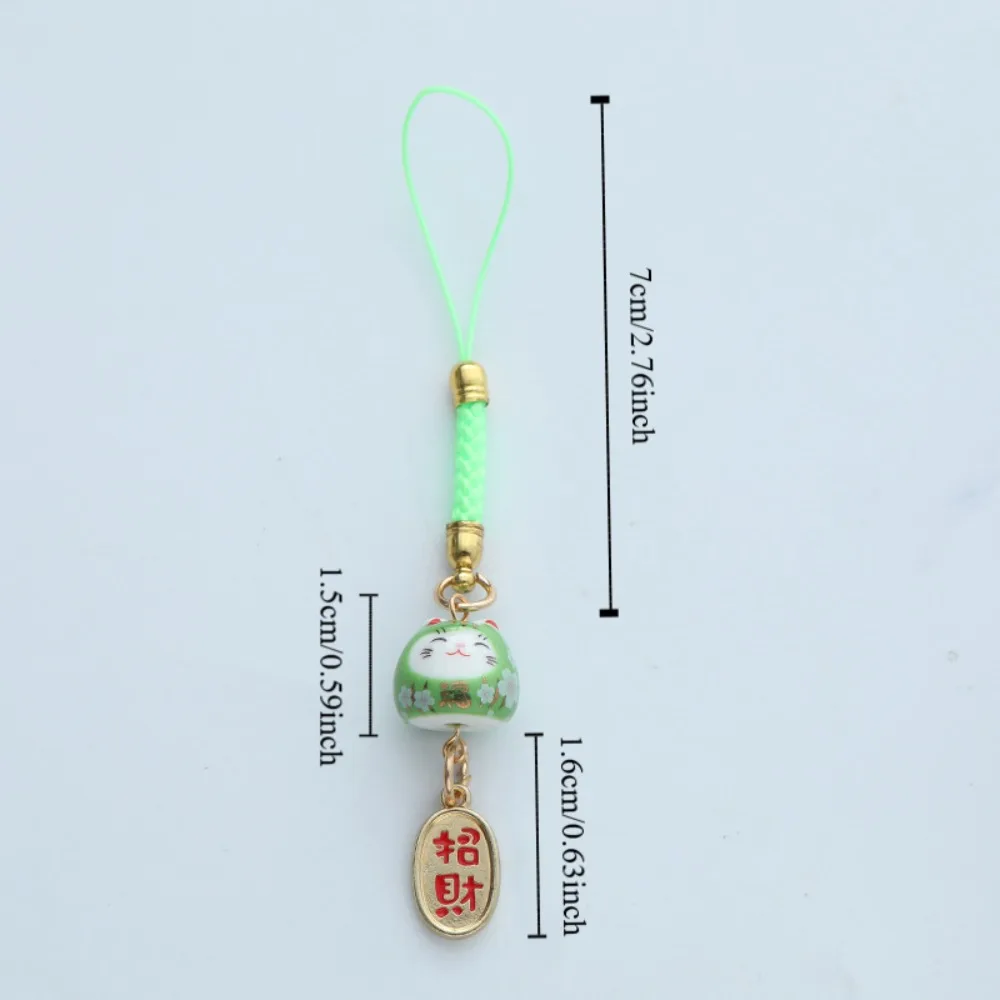 Милый мультяшный кулон Maneki Neko, сумка, подвеска, автомобильный брелок, брелок Lucky Cat, ремешок для телефона, украшения, подарки (art.: 3920d3aec0128) - 3920d3aec0128