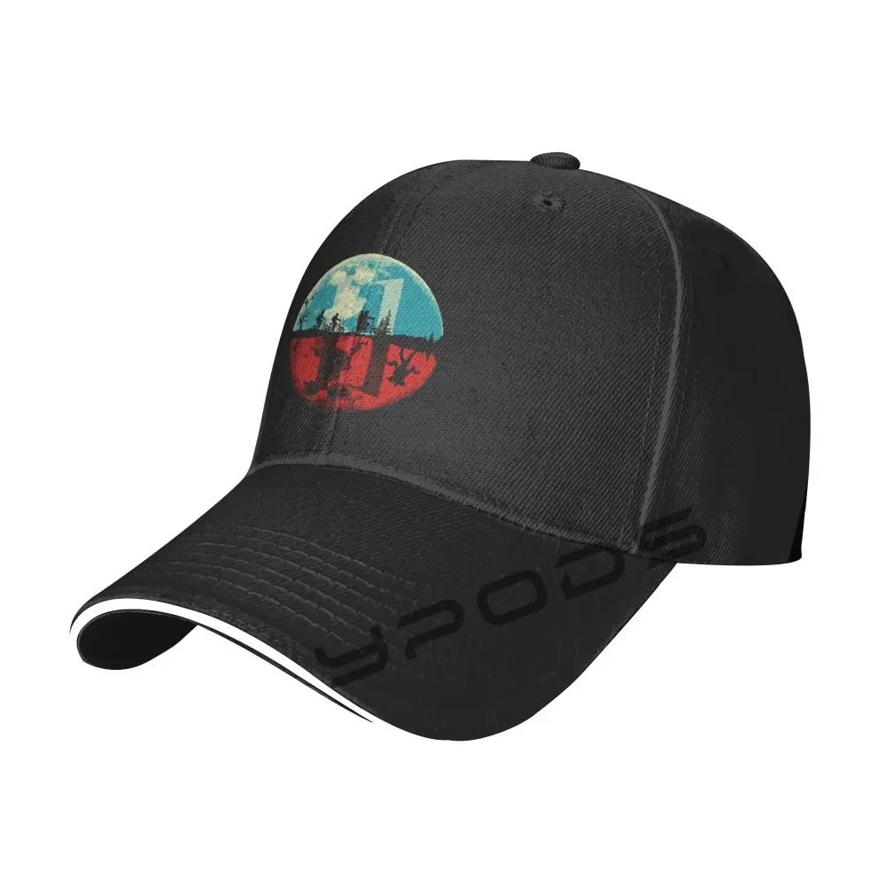 

Men's Bomber Hats Streetwear Stranger Things Moon Men Upside Down For Men's Women's Hat Baseball Snapback Cap Trucker Hat