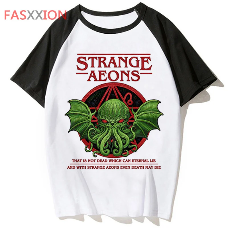 

cthulhu t shirt top funny for tee t-shirt hop hip men harajuku tshirt male streetwear clothing