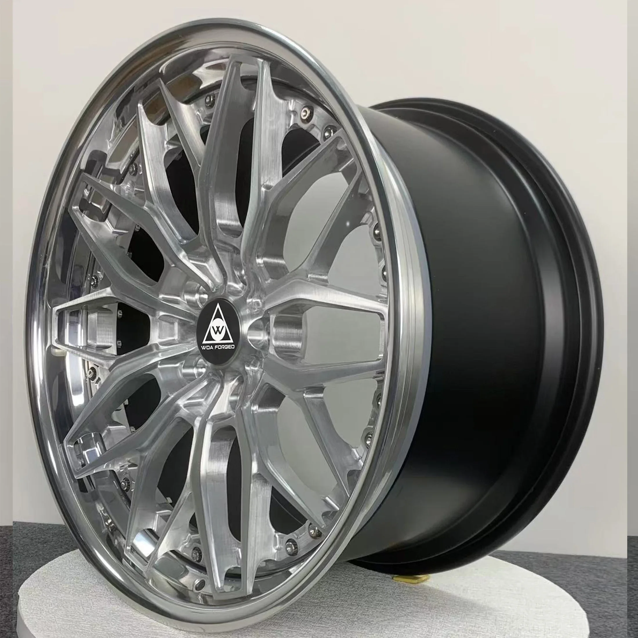 Кованые колеса из 2 предметов для легковых автомобилей 3 алюминиевые легкие 911