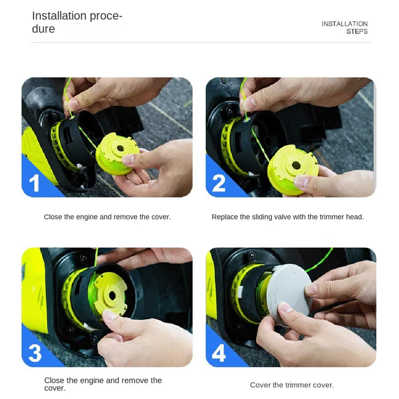 4 упаковки для косилок Ryobi RYOBI аксессуары катушка AC80RL3/AC14HCA веревка кошения