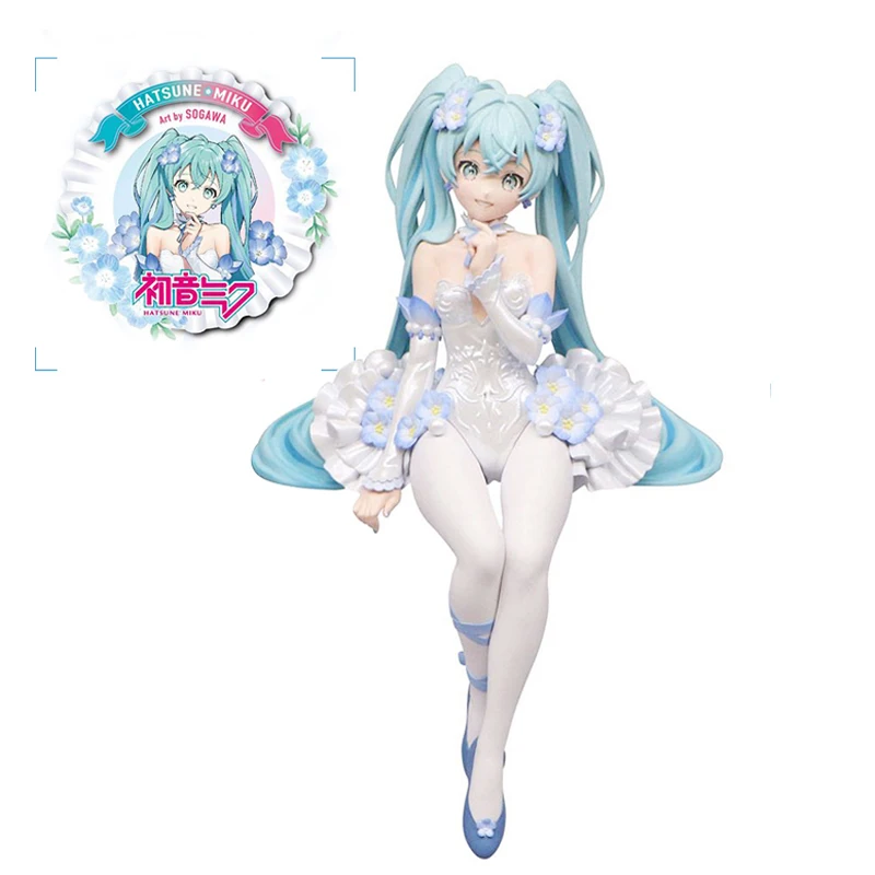 

Original Furyu Vocaloid Hatsune Miku Fairy Flower Spirit Figure Anime Kawaii Figur Action Figurines Model Toys In Stock 15cm