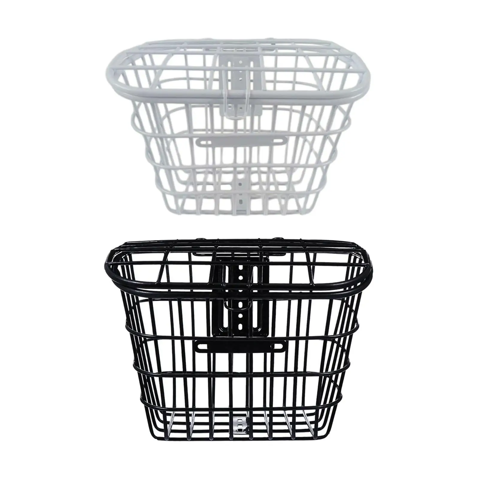 Bike Basket Quick Release Bike Accessories Adjustable Rustproof Water Resistant Electric Bike Basket for Man Boys Woman Girls