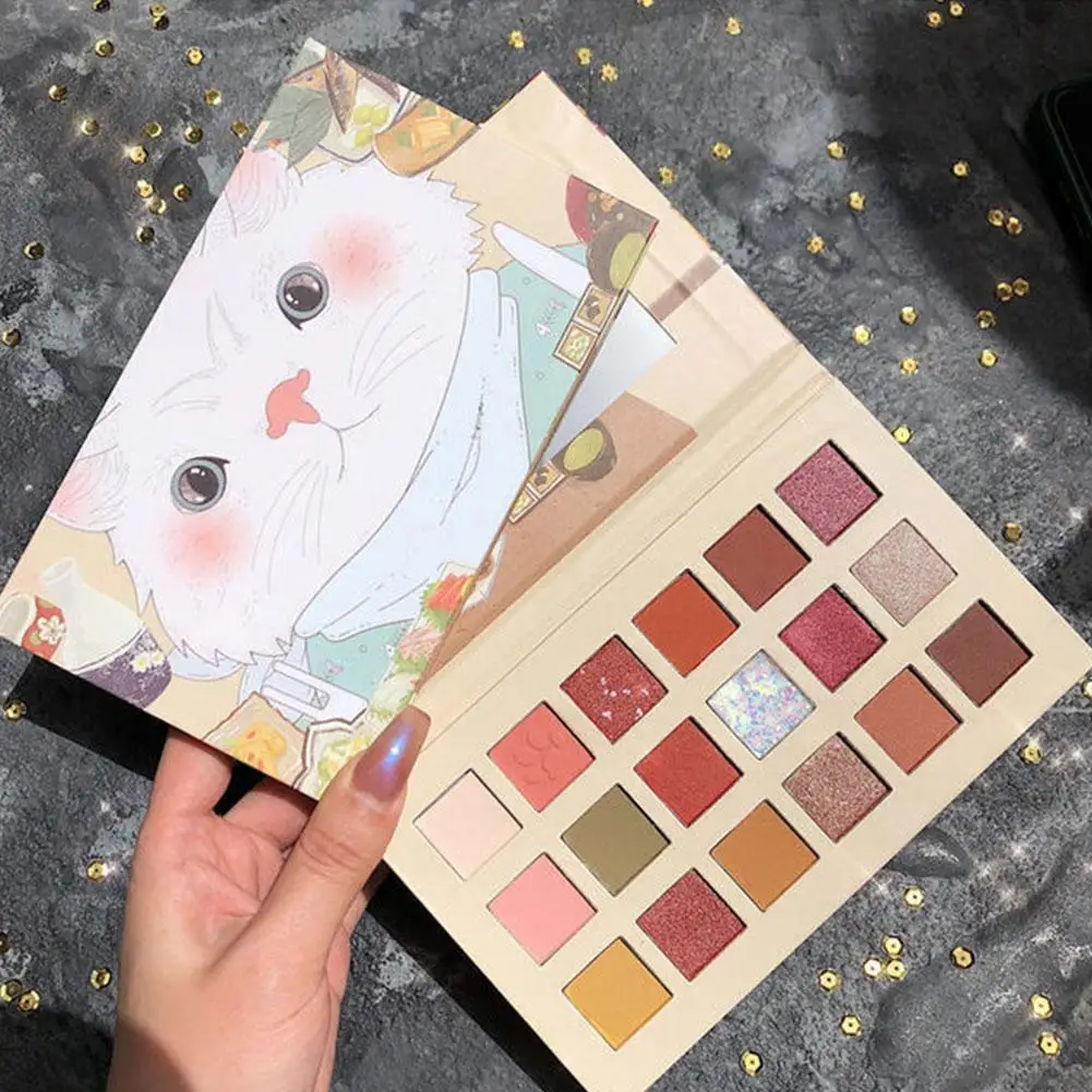 

Eyeshadow Palette Beauty Glazed Exquisite Powder Glitter Makeup Diamond Cover Eye Cute Shadow Cosmetics