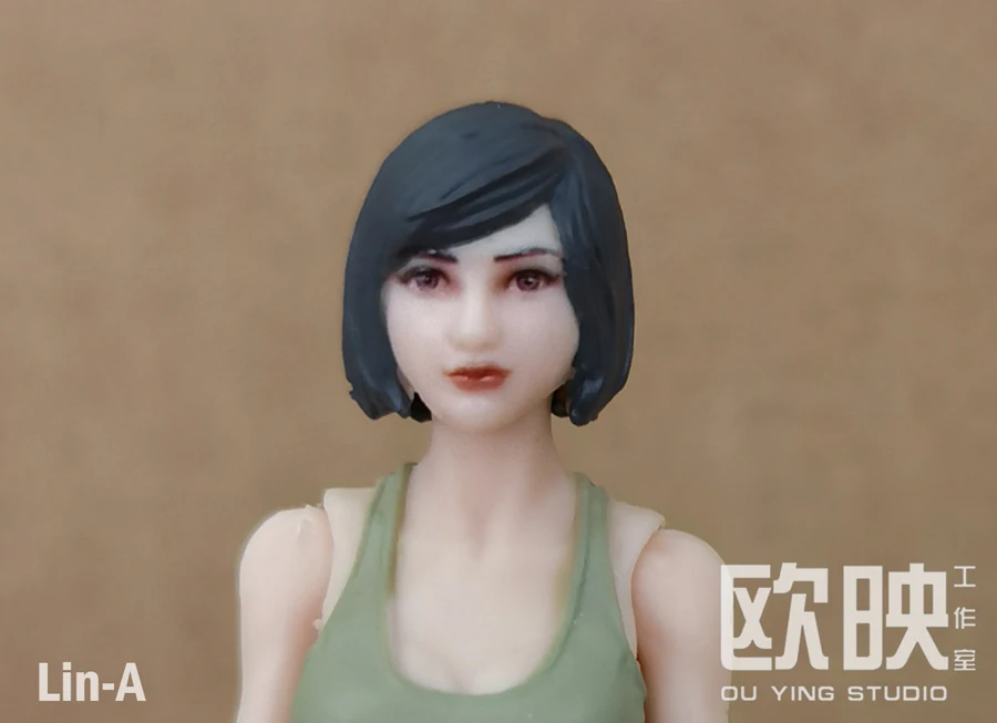 Фото Ou Ying Studio-серия планеты Зеленая долина 3,75 дюймов 1/18 фигурка голова резьба Модель Scuplt для коллекции №3