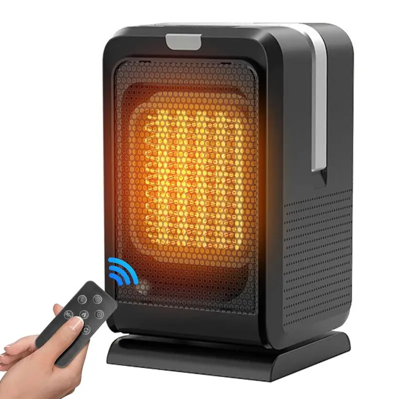 

Small Space Heater Space Heater PTC Ceramic Fan Quick Heating Energy Saving Room Heater Fan With 3 Adjustable Temperature For
