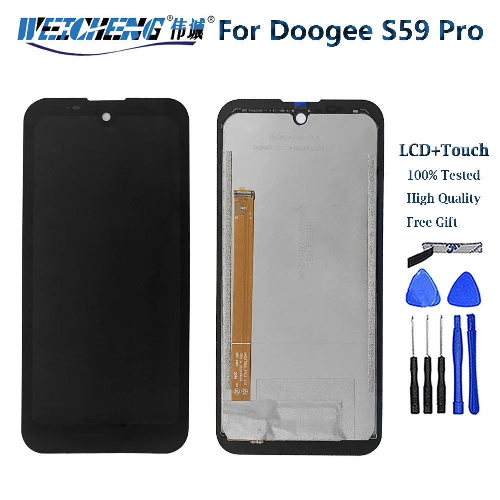 5,71 дюймов для оригинального ЖК-дисплея DOOGEE S59 Pro + быстросменный ЖК-дисплей для DOOGEE S59PRO LCD