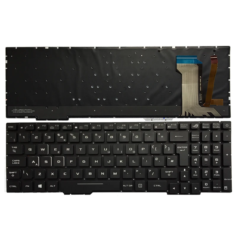 Клавиатура для ноутбука ASUS GL553 GL553V GL553VW ZX553VD ZX53V ZX73 FX553VD FX53VD FX753VD FZ53V с подсветкой