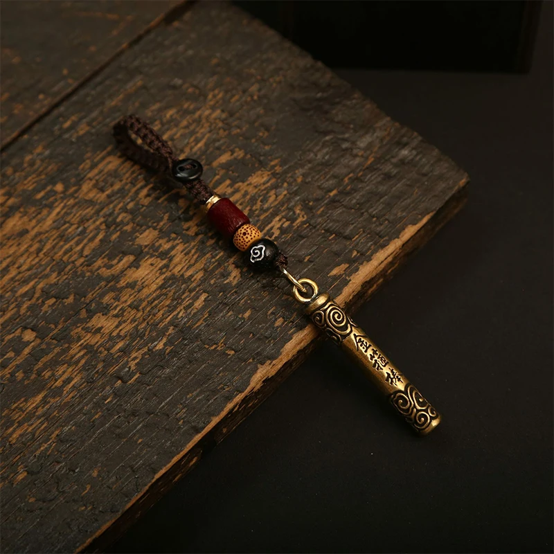 Черный миф модель Wukong игровой периферический брелок для ключей золотой медный