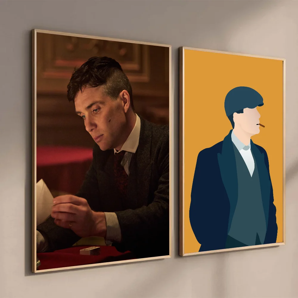 P-Peaky B-Blinders Movie Poster Наклейка Самоклеящаяся Водонепроницаемая Художественная