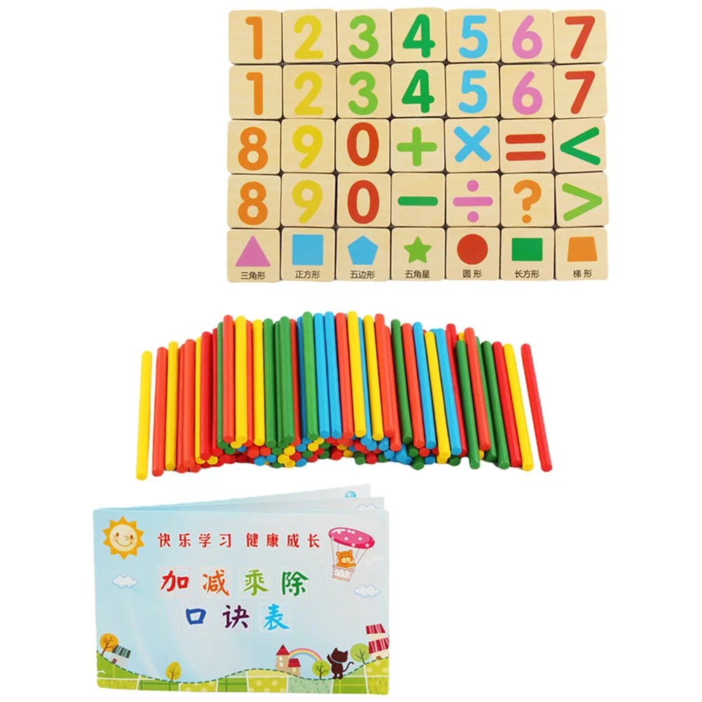 

Toys Math Teaching Aid Manipulatives Iron Colorful Counting Rods Kindergarten Games Child Counters Kids