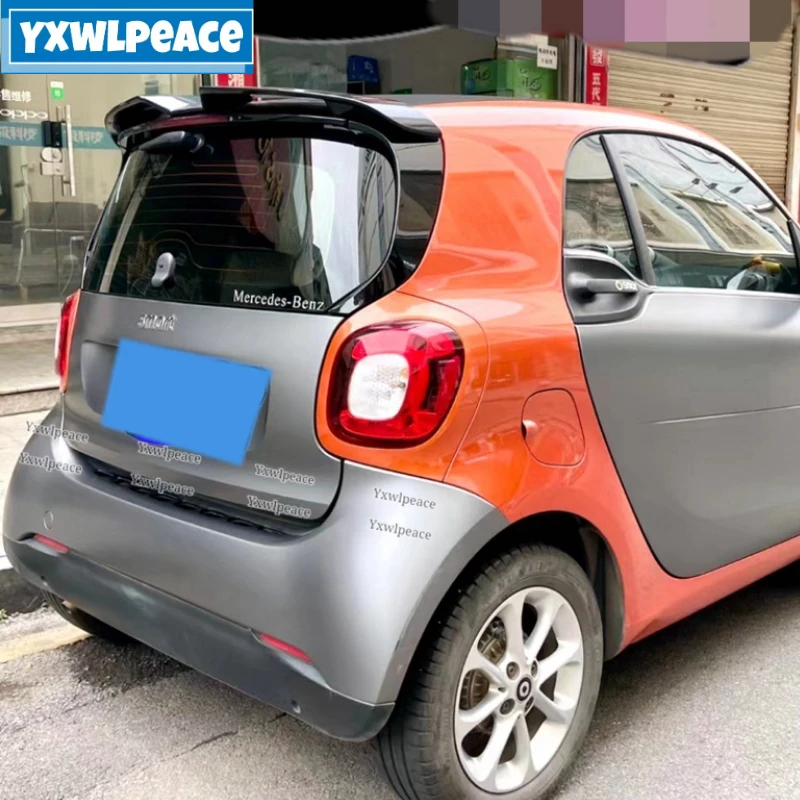 

Для Merced-Benz Smart Fortwo Fourfour 453 спойлер для багажника 2015-2018 ABS пластиковые аксессуары для корпуса
