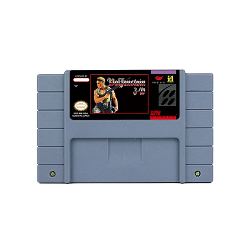 

Wolfenstein 3-D Action Game for SNES 16 Bit Retro Cart Children Gift
