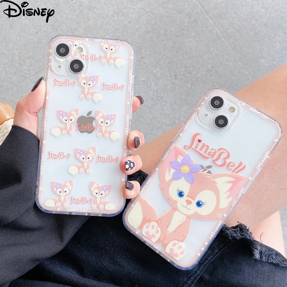 

Disney Kawaii LinaBell Cute Phone Case For Iphone 13 12 11 Pro Xs Max X Xr 7 8 Plus Cases 6 Women Y2k Girls Cartoon Clear Cover