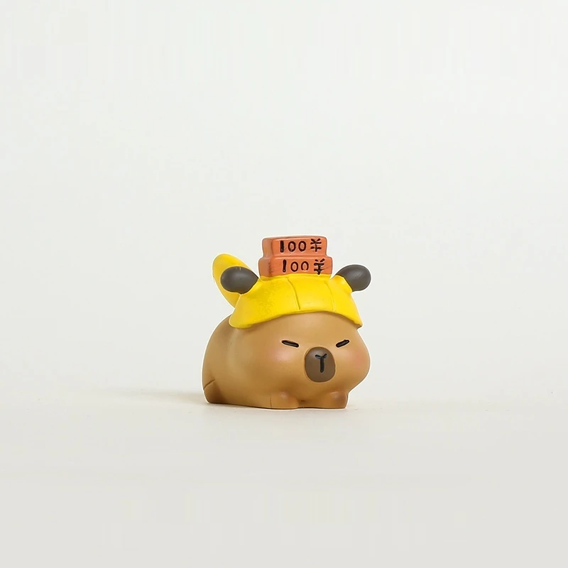 2024 капибара рыба-пуховик уродливая милая кукла исцеляющие украшения офисный