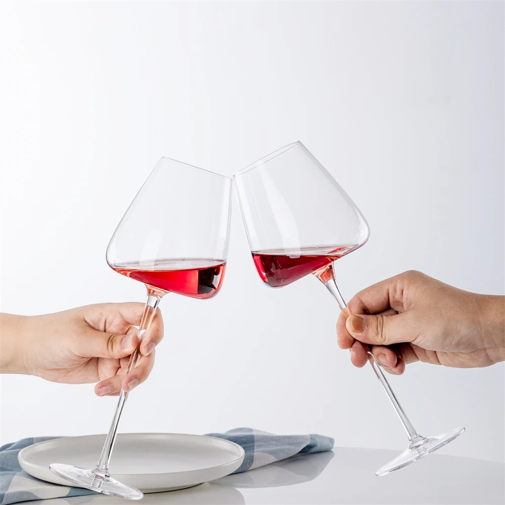 

2pcs Goblet Wine Glass Kitchen Utensils Water Grap Champagne Glasses Bordeaux Wedding Party Birthday Gift Lead-Free Champagne