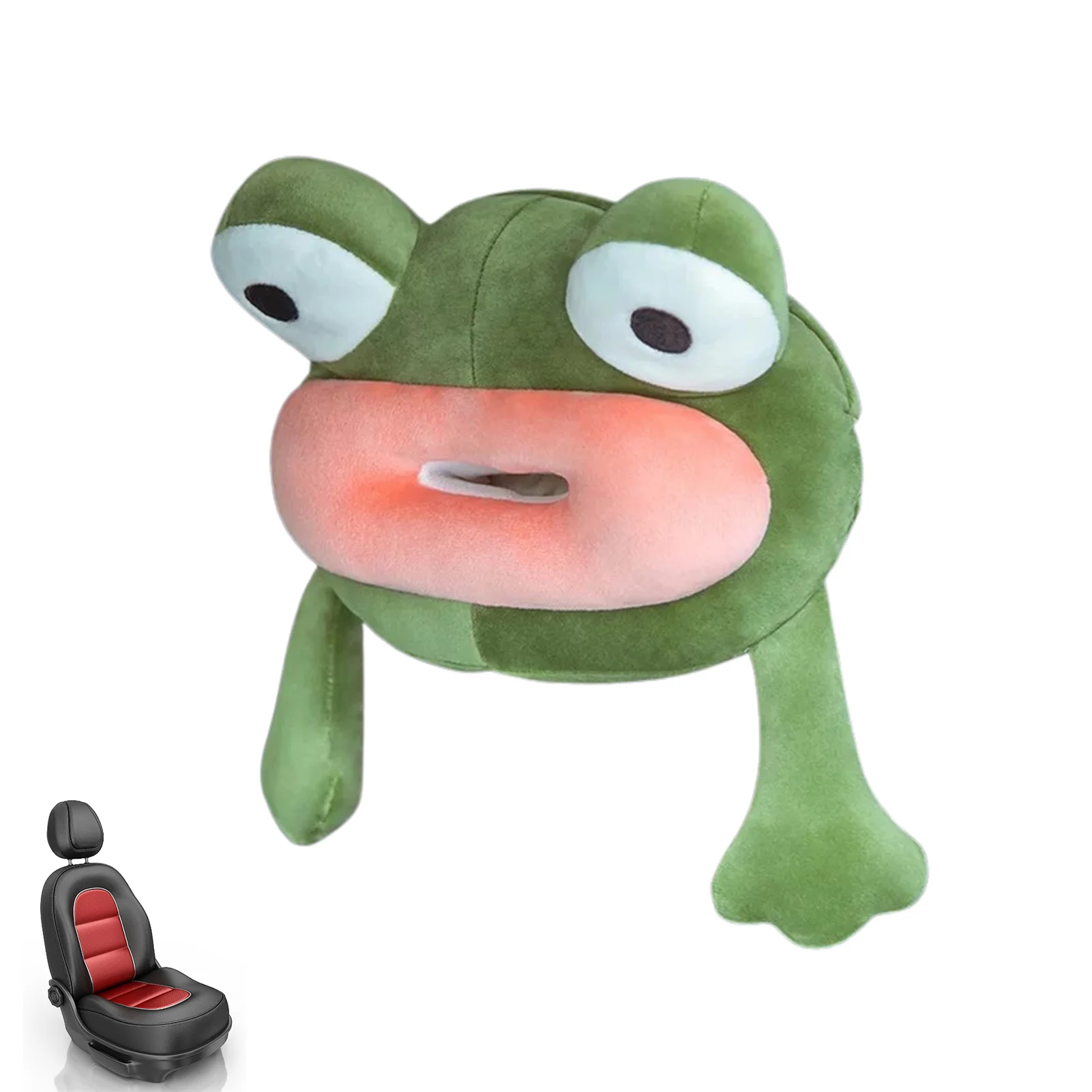 

Мультяшные автомобильные салфетки, симпатичный автомобильный подлокотник, коробка для салфеток, милый мультяшный держатель, милая лягушка...