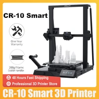 creality cr 10 smart wifi 3d printer intelligent leveling filament detection resume printing with 8g sd card pla sample filament