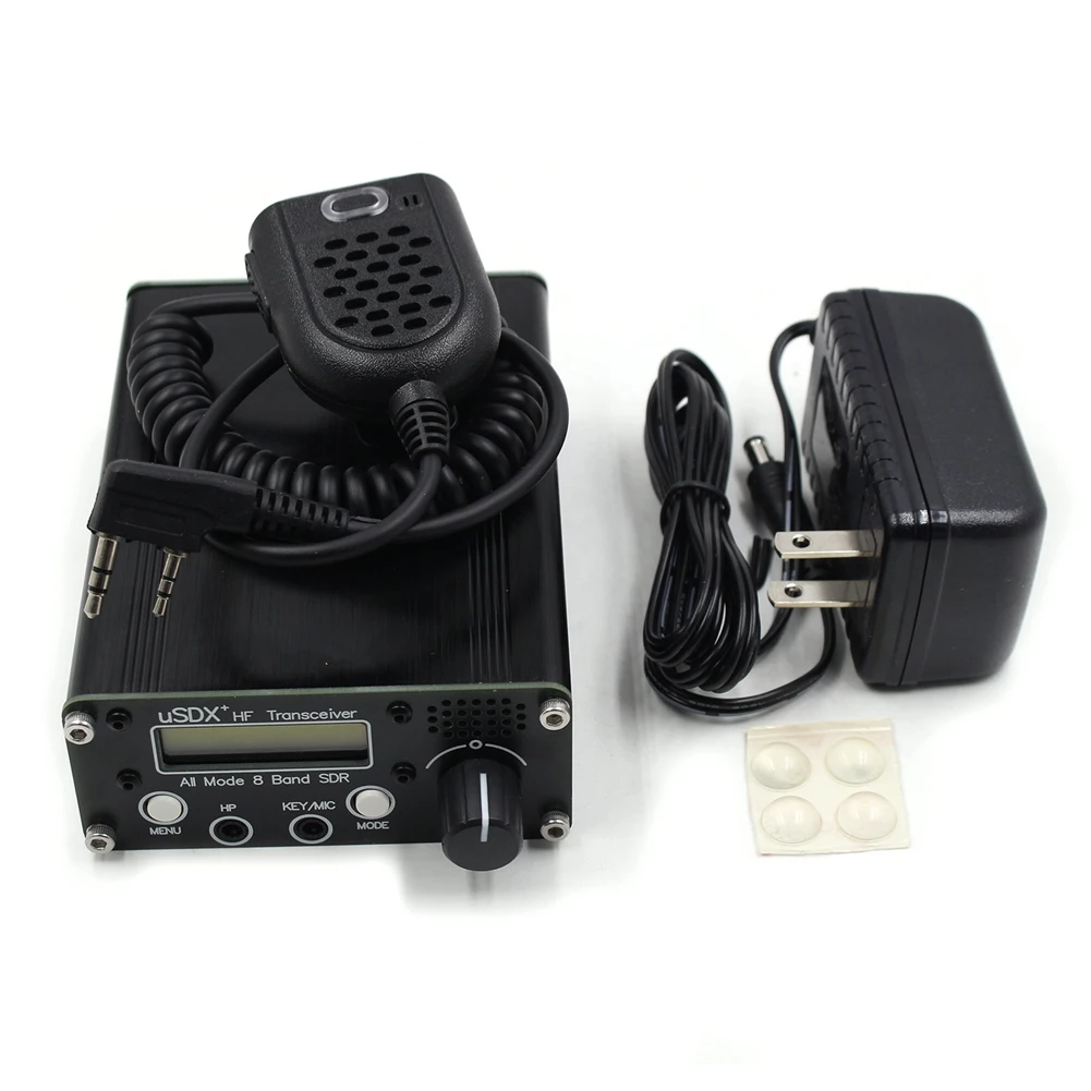 

Upgraded 3-5W USDX+ SDR All Mode 8 Band HF Radio QRP CW Transceiver 80M/60M/40M/30M/20M/17M/15M/10M, US Plug NO Battery