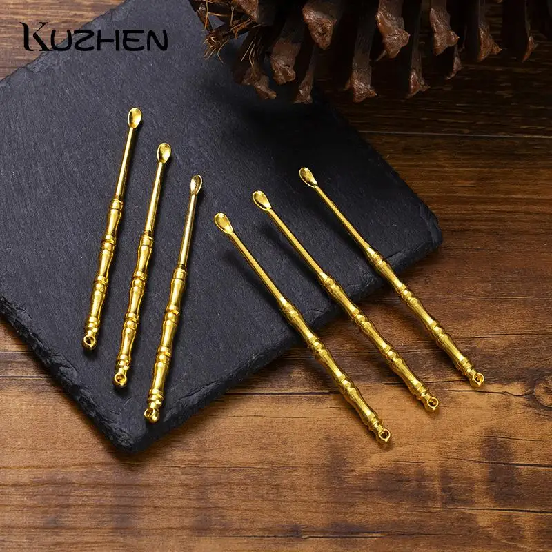 

1 шт., бамбуковые ложки для чистки ушей в стиле ретро