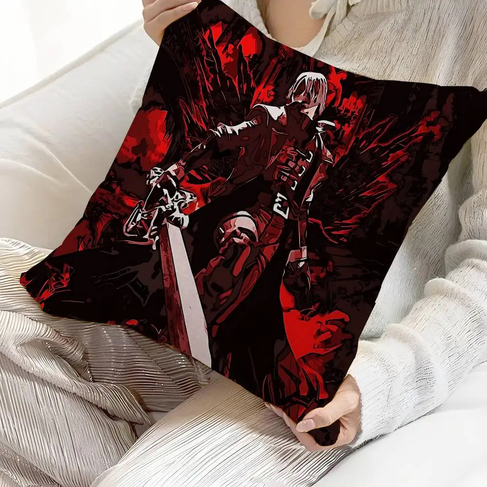 Фото Персонализированная наволочка D-Devil M-May Cry для детской спальни, декор для вечеринки, наволочка для детского дня рождения, подарок на праздник №5