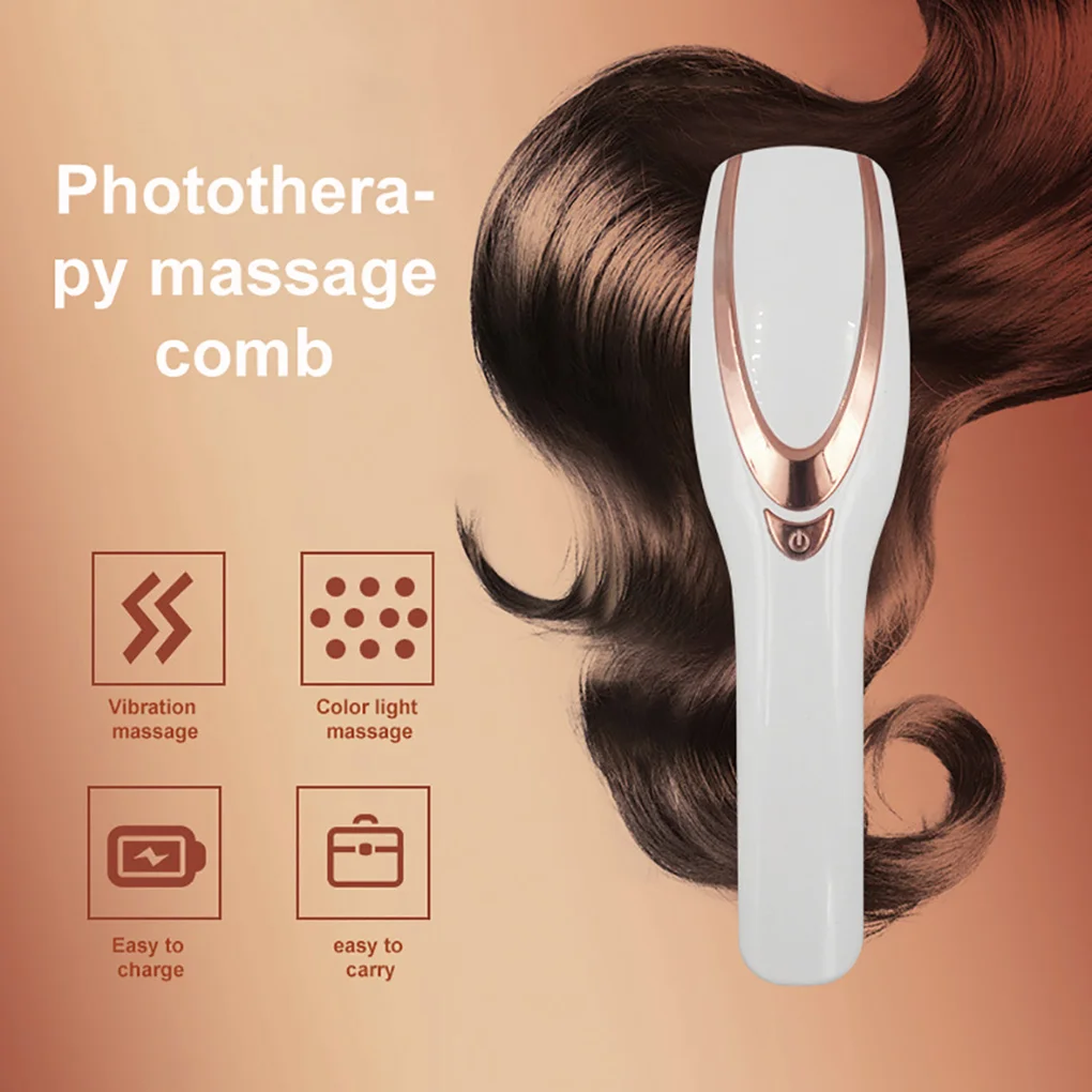 

Портативная USB электрическая массажная расческа 3 зубчатая силиконовая головка массажер Вибрационный Массажный инструмент