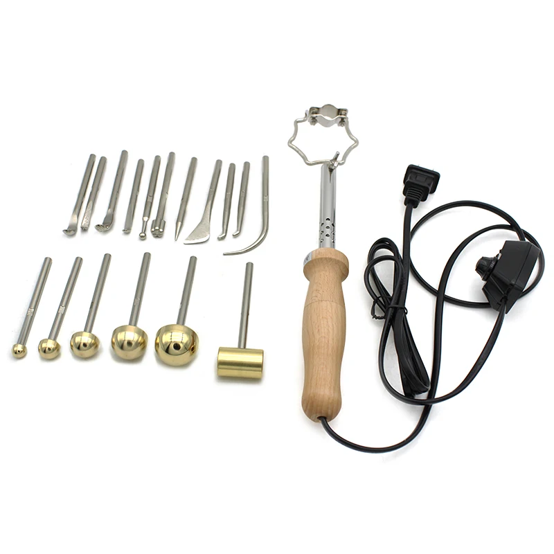 

Электрическая машина для изготовления цветов из ткани, гладильная машина для искусственных цветов, 17-головочный набор инструментов для изготовления искусственных цветов